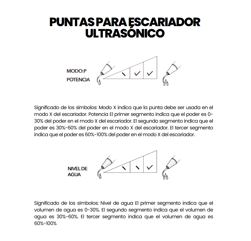 Punta para Escariador Ultrasónico GD9